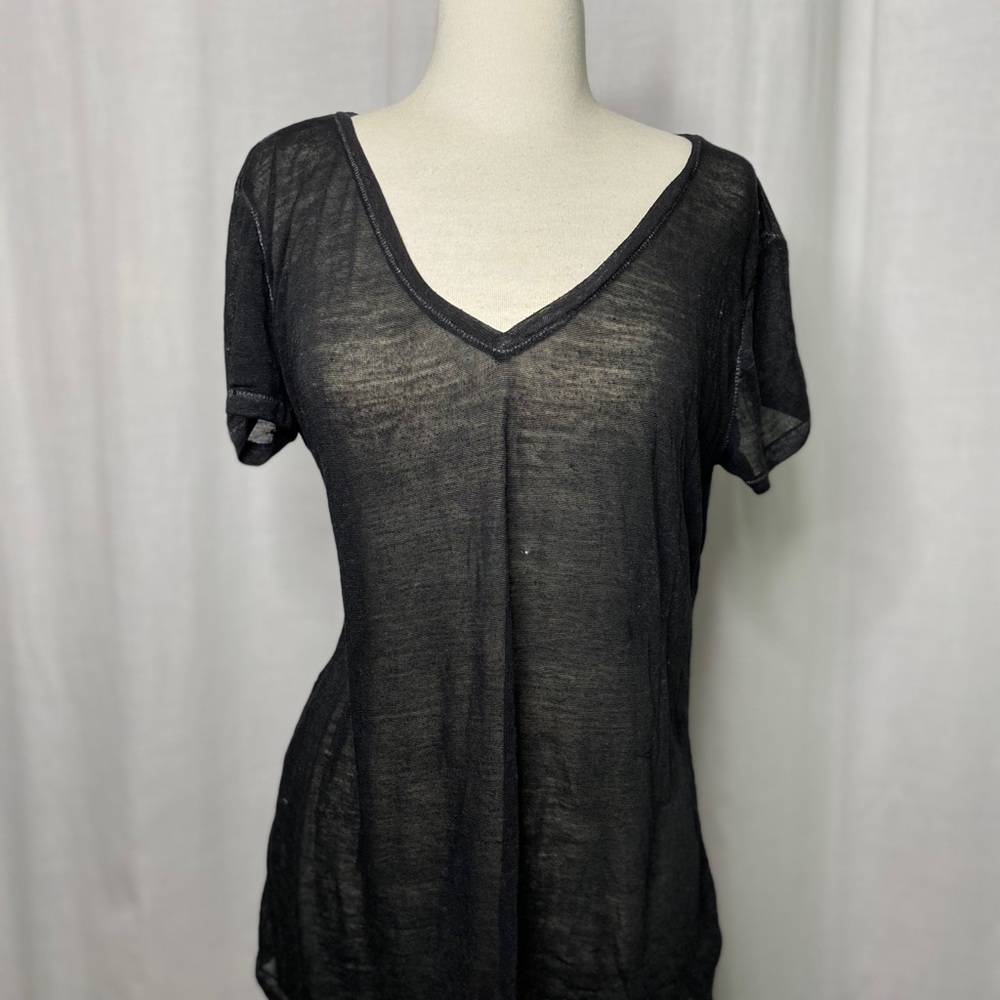 Sheer Black T-Shirt